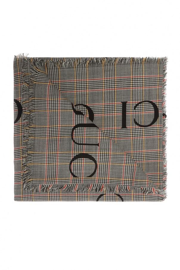 Gucci Patterned Padlock scarf